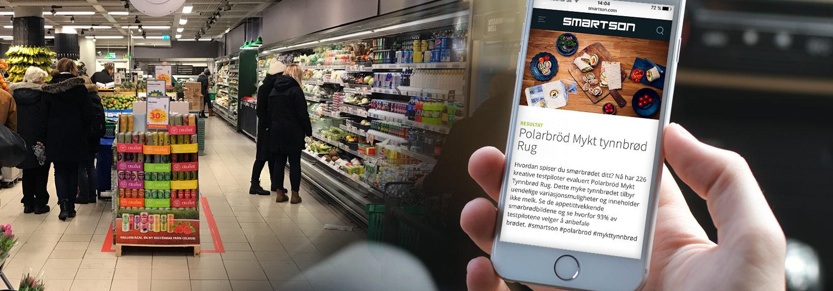 New way to engage consumers in grocery stores across all seven markets
